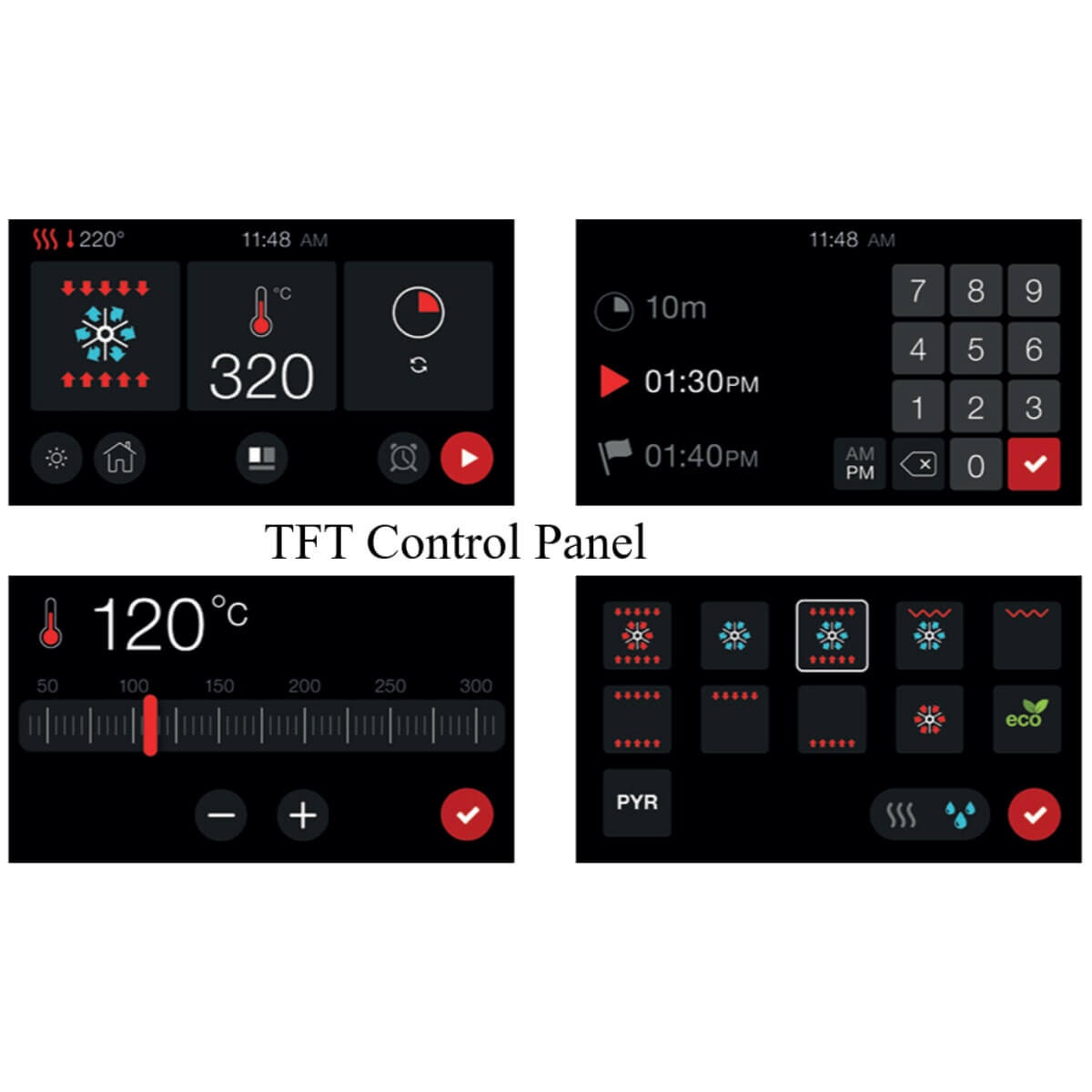 ILVE 90cm Professional Plus built-in oven - 110L, 15 functions, stainless steel, touchscreen - OV91SLT3SS