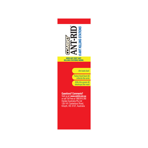 Combat Ant-Rid 1.5g Ant Bait, Indoor Fipronil - 6 Pack
