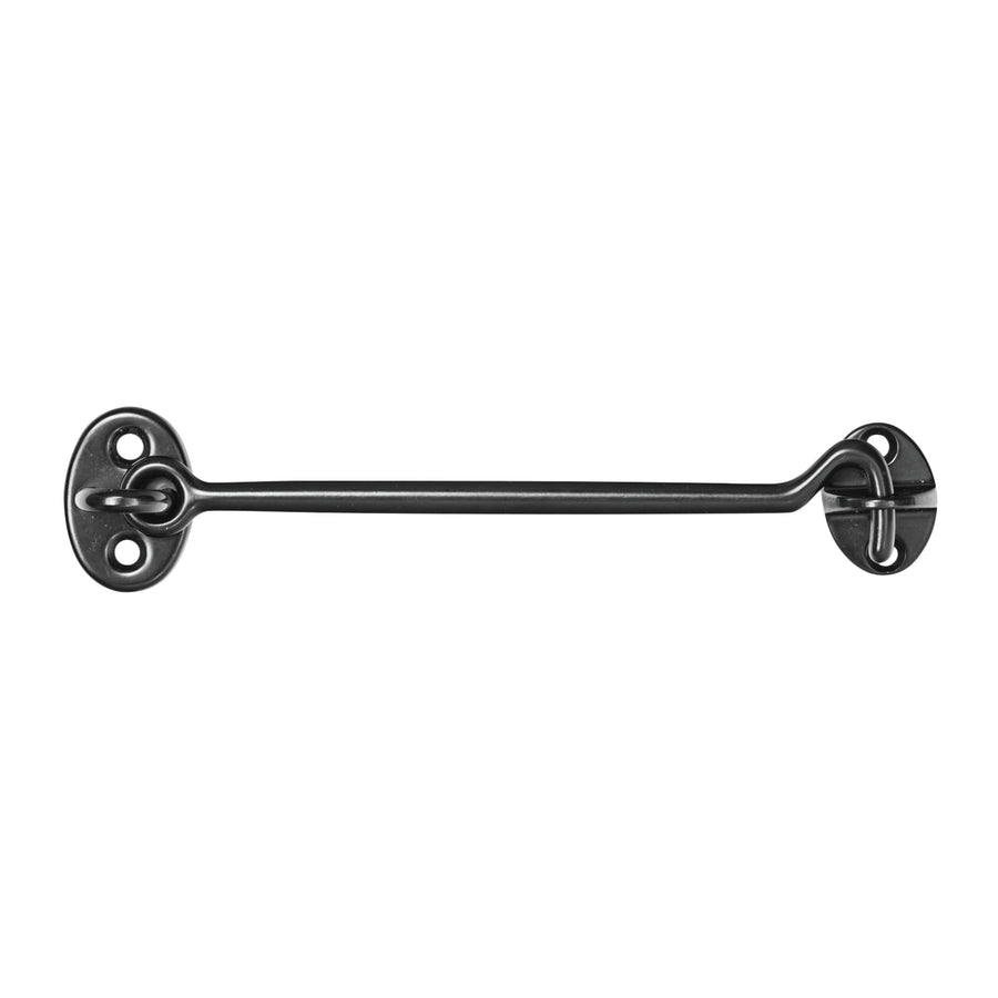 Pinnacle Hardware 150mm Matte Black Steel Cabin Hook Gate Door Latch