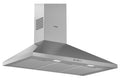 Bosch Series 2 90cm canopy rangehood - Stainless steel - 600m³/h, 3 power settings, push buttons - DWP96BC50A
