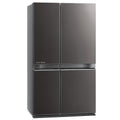 Mitsubishi Electric 580L French Door Fridge - Dark Silver Glass, Automatic Ice Maker - MR-LA580ER-GDS-A