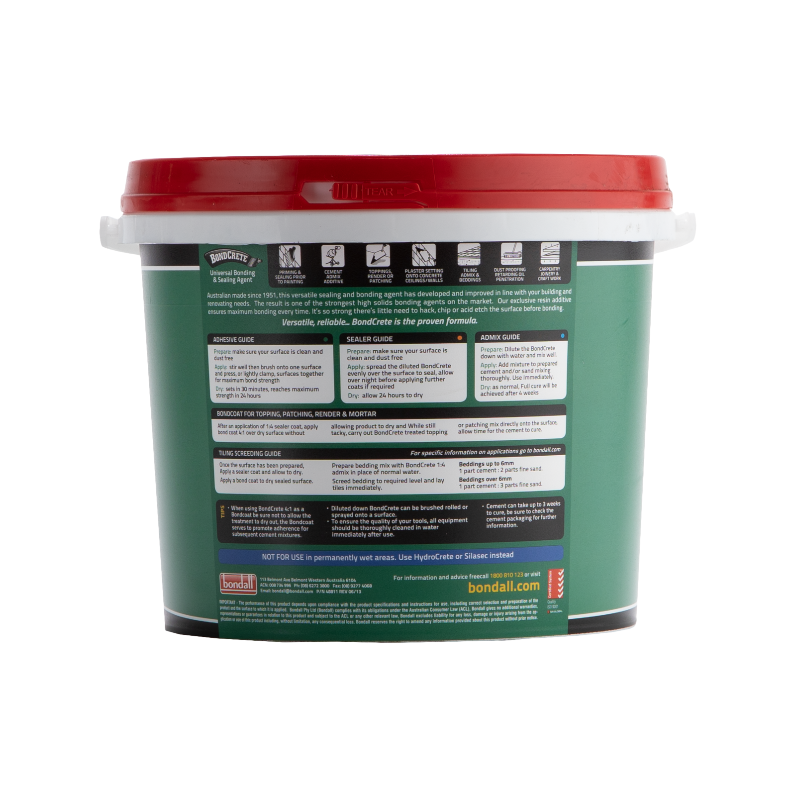 Bondall 2L BondCrete Cement Additive