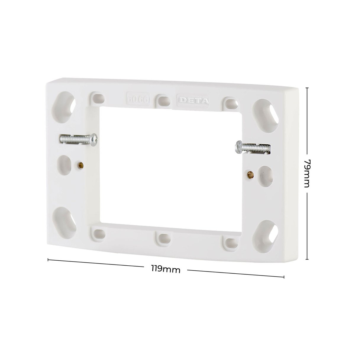 Deta Shallow Mounting Block 5 Pack - 14mm Deep Polycarbonate - Durable - SuperSaverAU - view 4