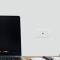 Deta Cat 6 RJ45 Outlet - 118mm x 76mm - Polycarbonate - Wall Mount - SuperSaverAU - view 3