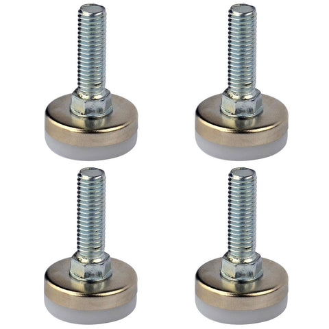 Richmond Steel Fixed Levelling Foot 25mm M8 4 Pack Zinc Plated Nylon - SuperSaverAU - view 1