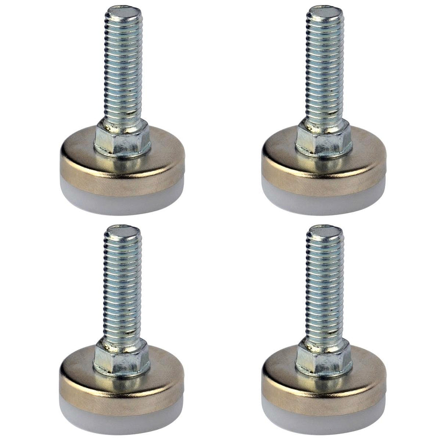 Richmond Steel Fixed Levelling Foot 25mm M8 4 Pack Zinc Plated Nylon - SuperSaverAU - view 1