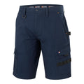 Citeco Men's Navy Mid Shorts - Ripstop Cargo Stretch, Size 82R