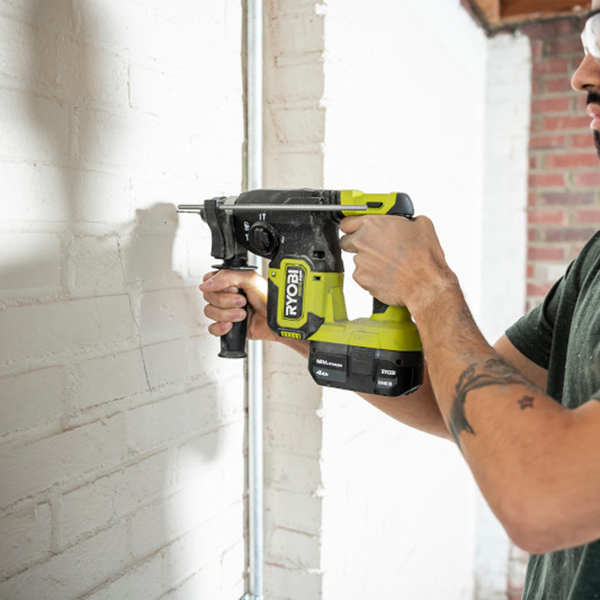 Ryobi 18V One HP Brushless SDS Rotary Hammer RSDS18X - 2.6kg - Drilling & Chiselling - SuperSaverAU - view 3