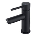 Estilo 35mm Matte Black Pin Lever Basin Mixer 4 Star WELS
