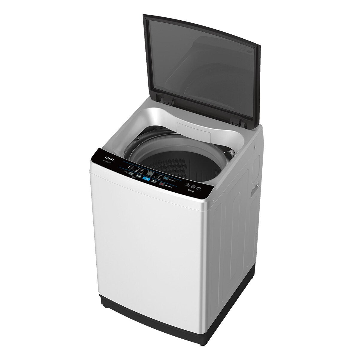 CHiQ 6.5kg Top Load Washing Machine - Glass Lid with Damper, Delay Start, 9 Programs - WTL65FDW