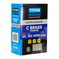 Titan 45mm 16 Gauge Electro Galvanised Straight Collated Nail C Brads - 4000 Pack - Reliable Fastening - Chisel Point Design - SuperSaverAU - view 2