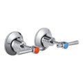 Evekare Chrome 1/4 Turn Pin Lever Wall Top Assembly 150mm - Easy Access - SuperSaverAU - view 1