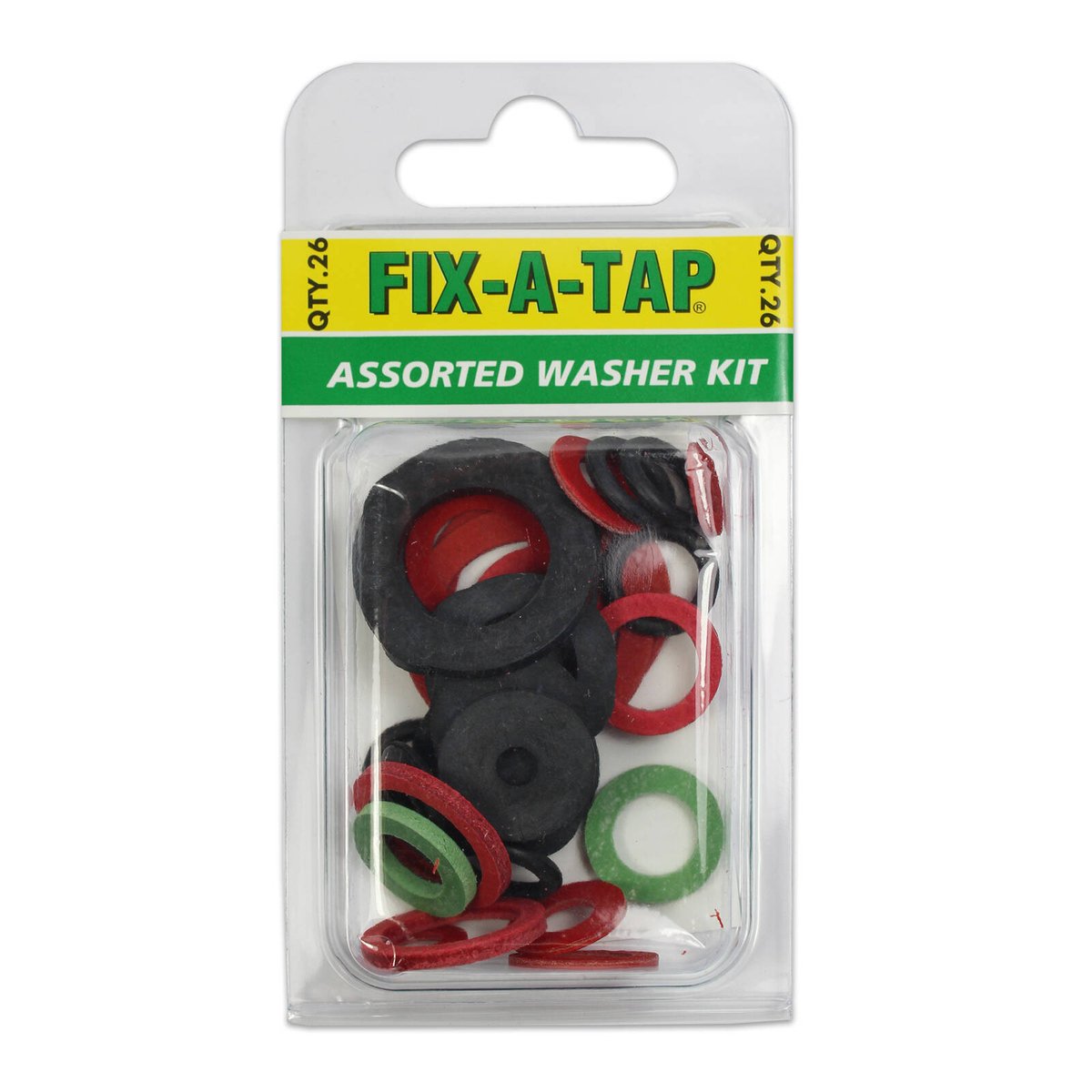 Fix a Tap Assorted Washer Kit 26 Pack - 64mm x 125mm x 24mm - Versatile Plumbing Solutions - SuperSaverAU - view 2