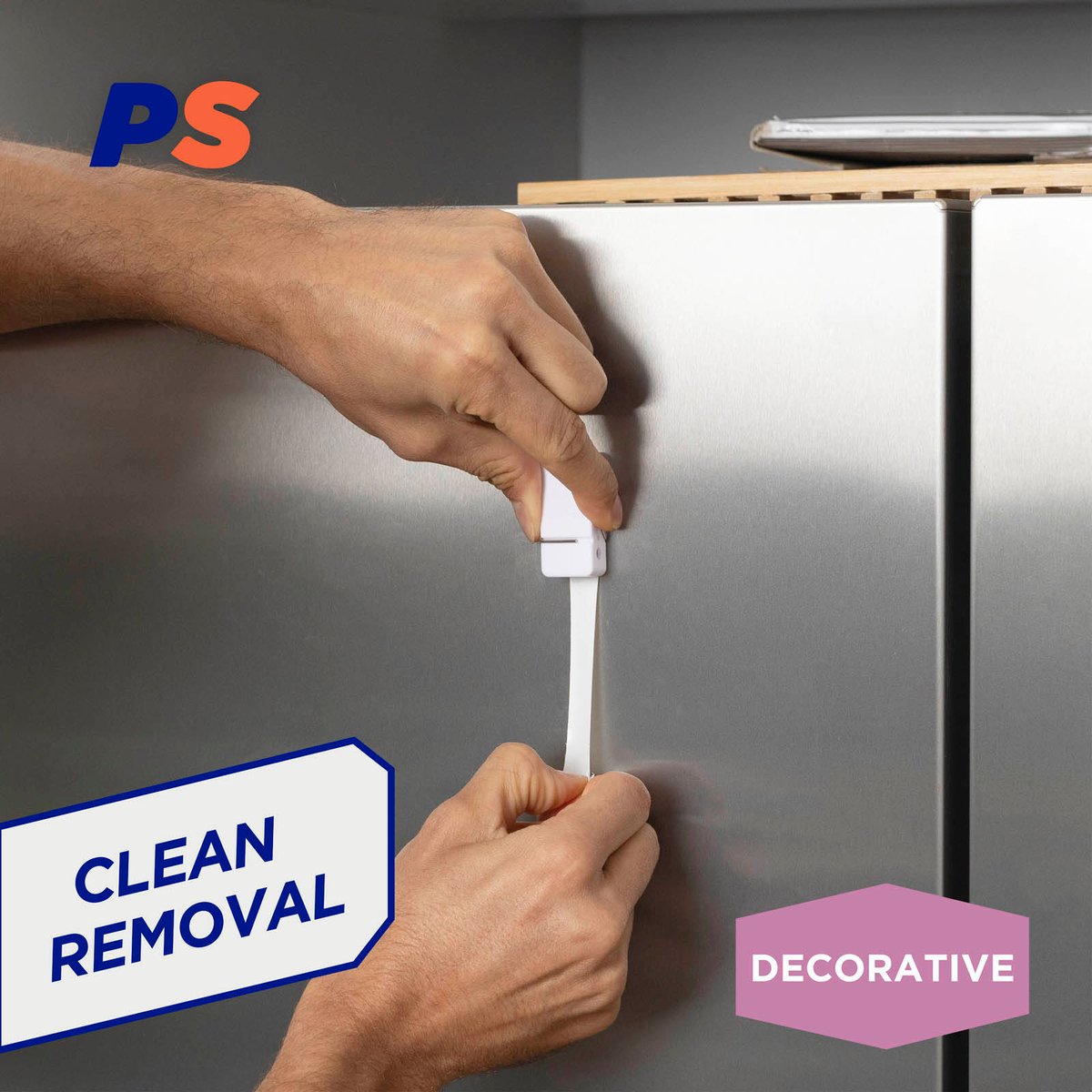 Permastik Spring Clips 4 Pack - 110mm x 205mm - White - Holds 500g - SuperSaverAU - view 4