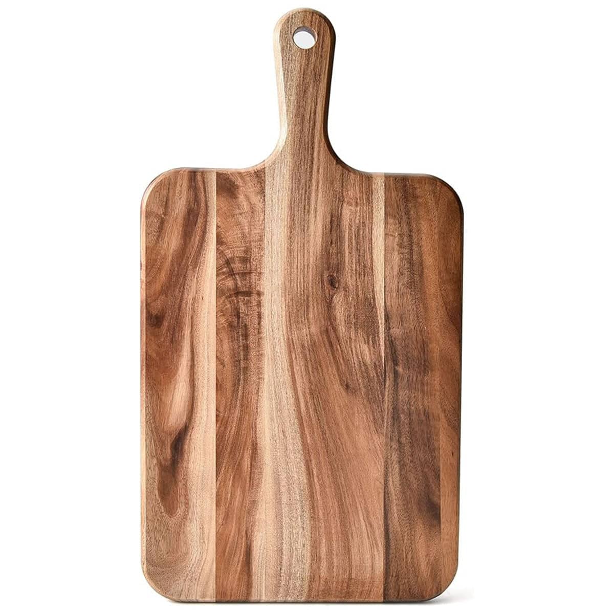 Acacia Wood Cutting Board with Handle - 35 x 18 cm - view 2