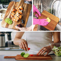 Acacia Wood Cutting Board with Handle - 35 x 18 cm - view 4