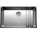 Blanco Etagon 700-U single bowl undermount sink - satin stainless steel, Etagon rails - 527998