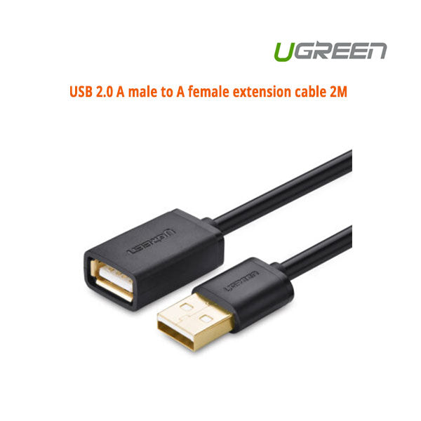 UGREEN 10316 USB 2.0 A Male to A Female Extension Cable 2M
