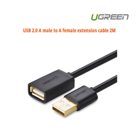 UGREEN 10316 USB 2.0 A Male to A Female Extension Cable 2M