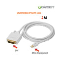 UGREEN Mini DP to DVI cable 2M - SuperSaverAU - view 1