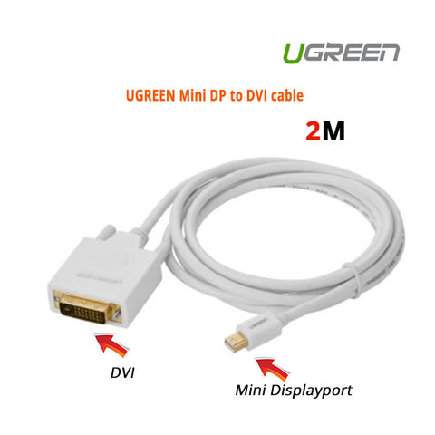 UGREEN Mini DP to DVI cable 2M - SuperSaverAU - view 1