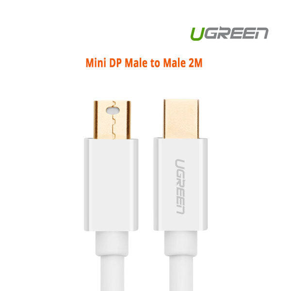 UGREEN Mini DP Male to Male Cable 2M (10429) - SuperSaverAU - view 1