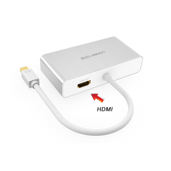 UGREEN 3-in-1 Mini DisplayPort to HDMI&VGA&DVI converter - white (10438) - SuperSaverAU - view 2