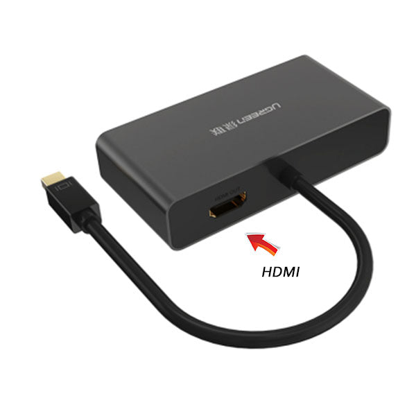 UGREEN 10440 3-in-1 Mini DisplayPort to HDMI/VGA/DVI Adapter