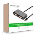 UGREEN 10440 3-in-1 Mini DisplayPort to HDMI/VGA/DVI Adapter