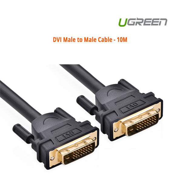 UGREEN DVI Male to Male Cable 10M (11609) - SuperSaverAU - view 1