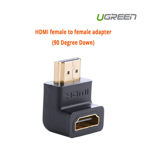 UGREEN 90 Degree HDMI Adapter, Female to Male, Flexible Connection for Tight Spaces - SuperSaverAU - view 1