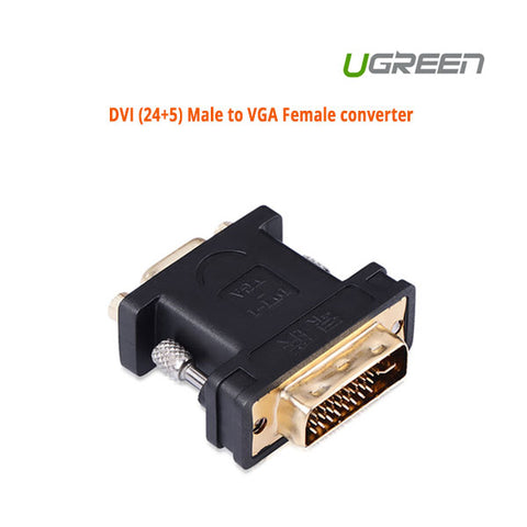 UGREEN DVI (24+5) Male to VGA Female converter (20122) - SuperSaverAU - view 1