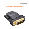 UGREEN 20124 DVI 24+1 Male to HDMI Female Adapter
