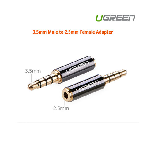 UGREEN 20502 3.5mm Male to 2.5mm Female Audio Adapter