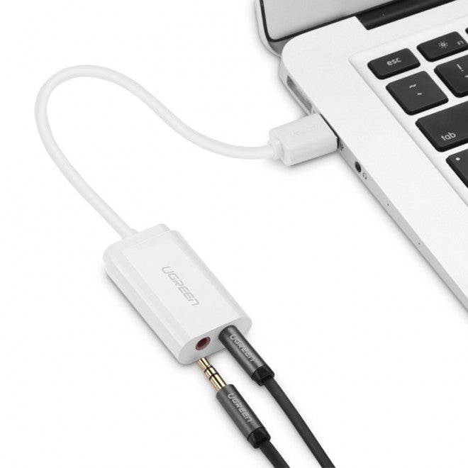UGREEN USB 2.0 External 3.5mm Sound Card Adapter (30143) - SuperSaverAU - view 3