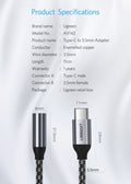 UGREEN 30632 USB-C to 3.5mm Female Audio Cable 10CM