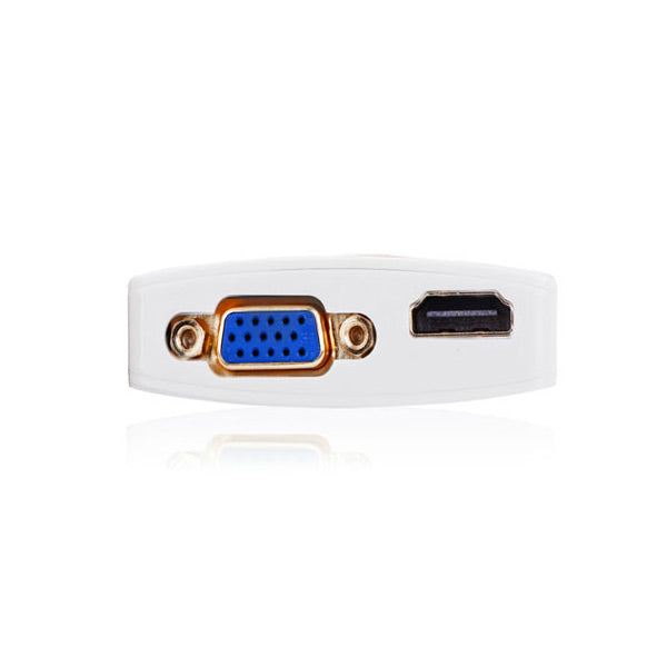 UGreen Mini Display Port to HDMI & VGA Dual Converter Premium ABS case (10427 ) - SuperSaverAU - view 4