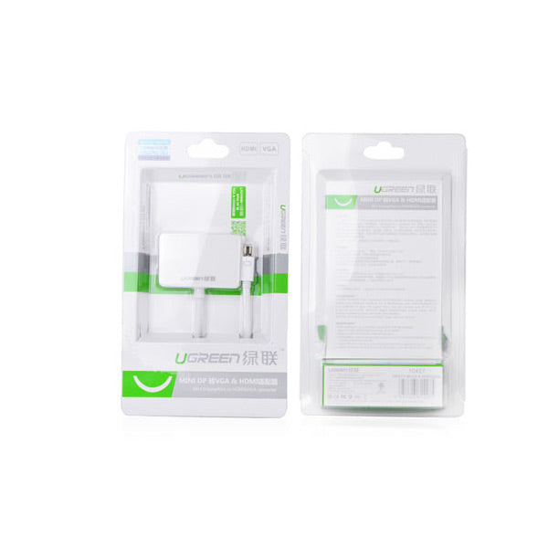 UGreen Mini Display Port to HDMI & VGA Dual Converter Premium ABS case (10427 ) - SuperSaverAU - view 2