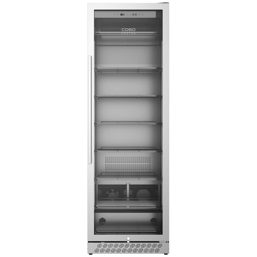 Caso Design 380L dry aged meat cabinet - stainless steel, active air circulation, UV glass door - DA-691