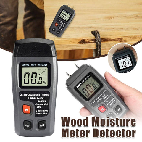 Accurate Digital Wood Moisture Meter Humidity Tester for Lumber and Firewood