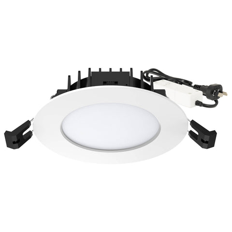 Arlec 9W 92mm IP65 Tricolour Dimmable LED Downlight 240V White Indoor Outdoor ALD271