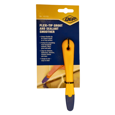 QEP Grout and Sealant Smoother with Flexible Tip Plastic and Rubber