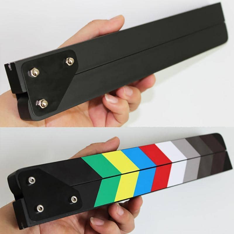 Acrylic Clapperboard Dry Erase Director Slate for Filmmaking and Photography - view 4