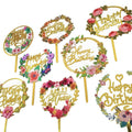 Acrylic Flower Cake Topper for Birthdays and Celebrations - NO.12 - view 5