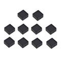 Acrylic Gem Display Box with Glass Cover - Black, 5 x 5 cm, Pack of 10