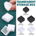 Acrylic Gem Display Box with Glass Cover - Black, 5 x 5 cm, Pack of 10 - view 2