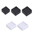 Acrylic Gem Display Box with Glass Cover - Black, 5 x 5 cm, Pack of 10 - view 3