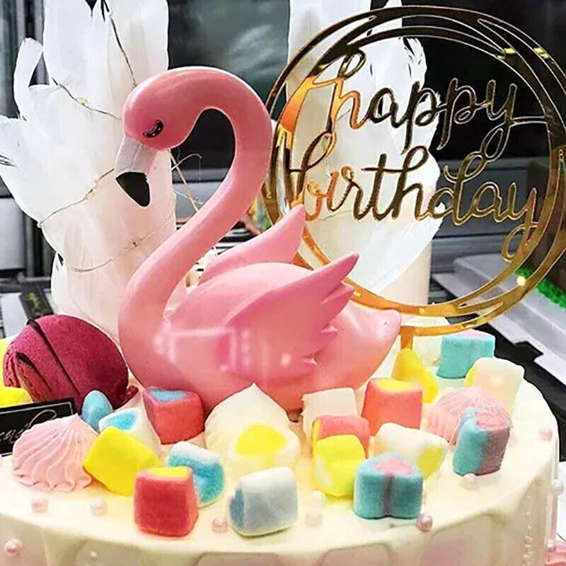 Acrylic Happy Birthday Cake Topper Card for Party Decor - Pink P17 - view 14