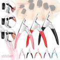 Acrylic Nail Tip Cutter, U-Shaped False Nail Clipper - Purple - view 2