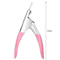 Acrylic Nail Tip Cutter, U-Shaped False Nail Clipper - Purple - view 5